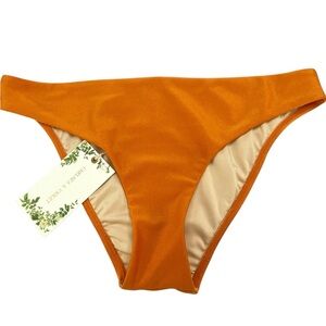 Chelsea & Violet Tangerine Orange Bikini Bottom